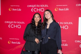 Tapis rouge du spectacle Echo du Cirque du Soleil