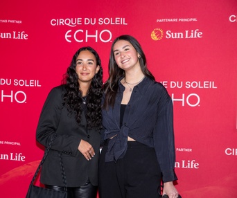 Tapis rouge du spectacle Echo du Cirque du Soleil