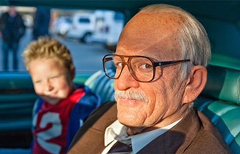 Une scène du film Jackass Presents:Bad Grandpa