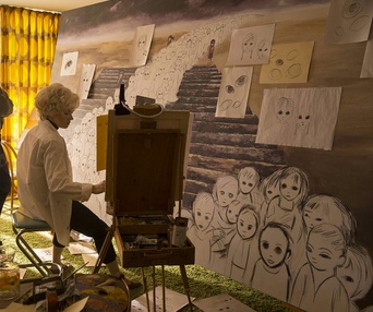 Une scène du film Big Eyes