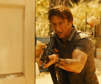 Une scène du film The Gunman