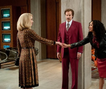 Une scène du film Anchorman 2: The Legend Continues