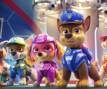 Une scène du film Paw Patrol: The Movie