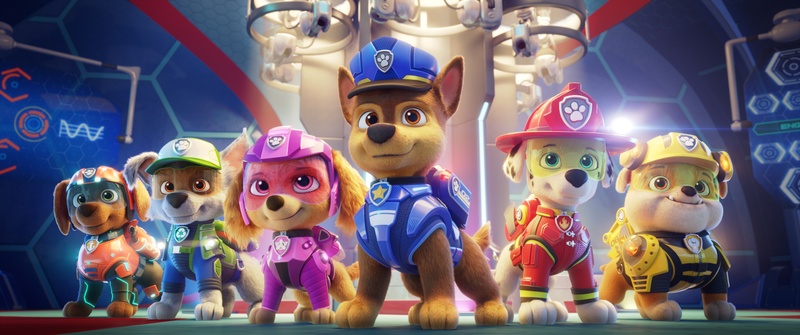 Une scène du film Paw Patrol: The Movie