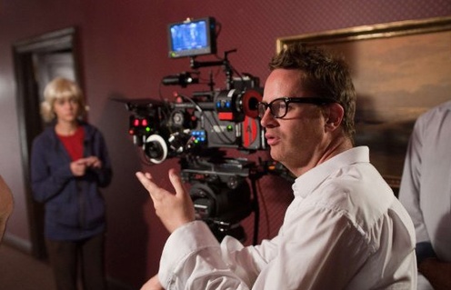 Nicolas Winding Refn sur le plateau de Drive