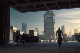 Une scène du film Dredd