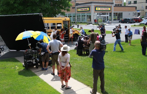Sur le plateau de French Immersion