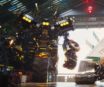 Une scène du film The LEGO Ninjago Movie