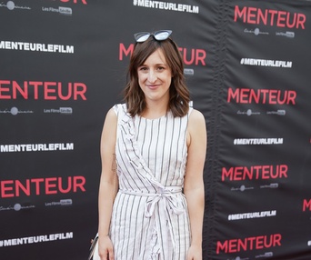 Sur le tapis rouge du film Menteur