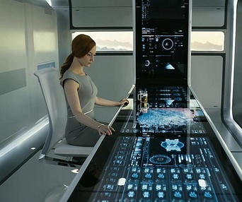 Une scène du film Oblivion