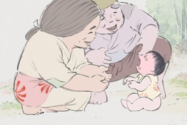 Une scène du film The Tale of Princess Kaguya