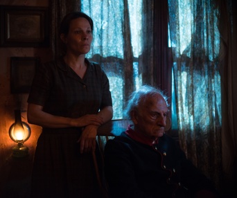 Une scène du film Leatherface