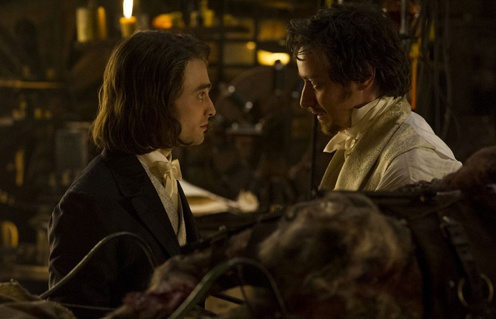 Une scène du film Victor Frankenstein.