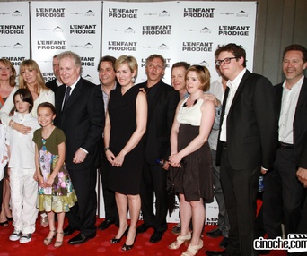 Sur le tapis rouge de L'enfant prodige
