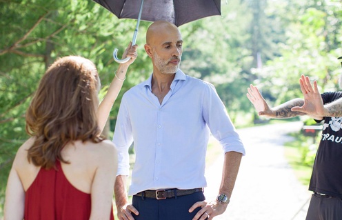 Pendant le tournage de Boris sans Béatrice