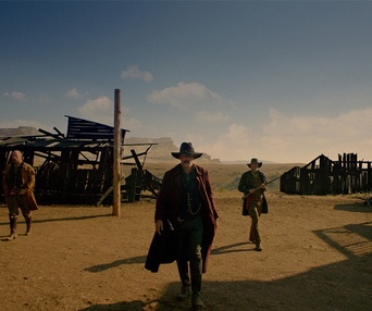 Une scène du film The Salvation