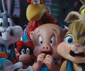 Une scène du film Space Jam: A New Legacy