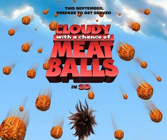 Affiche du film Coudy with a Chance of  Meatballs