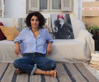 Une scène du film Un divan à Tunis