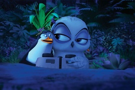 Une scène du film Les pingouins de Madagascar Une scène du film Les pingouins de Madagascar