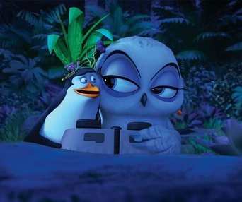 Une scène du film Les pingouins de Madagascar