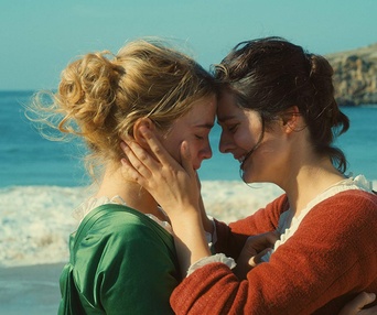 Une scène du film Portrait de la jeune fille en feu