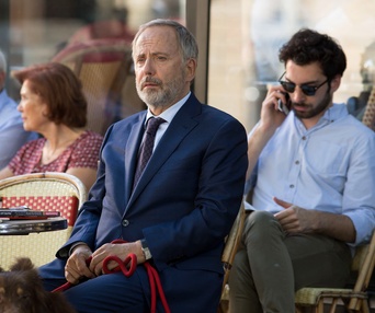 Une scène du film Un homme pressé