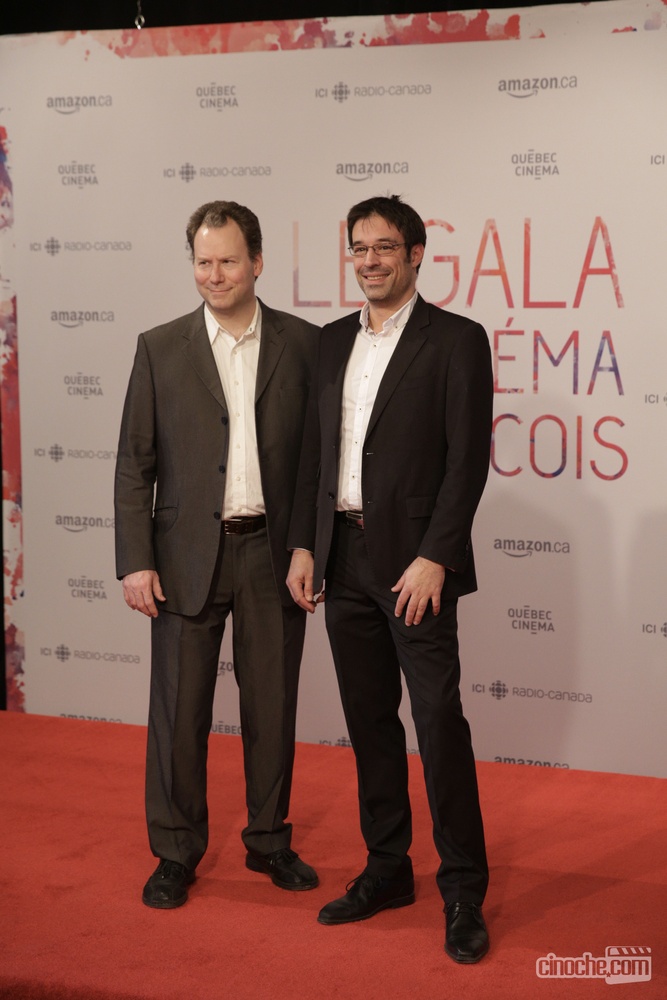 Sur le tapis rouge de Gala du cinéma Québécois