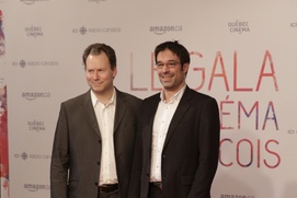 Sur le tapis rouge de Gala du cinéma Québécois