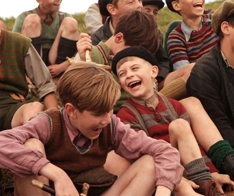 Une scène du film La nouvelle guerre des boutons