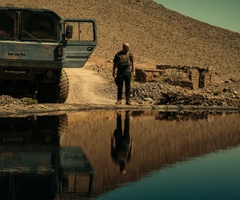 Une scène du film Le salaire de la peur