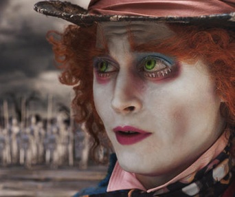 Une scène du film Alice in Wonderland