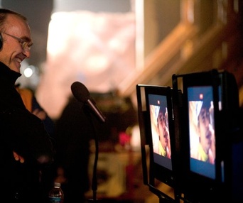 Sur le plateau du film 127 Hours