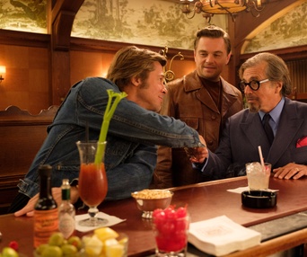 Une scène du film Once Upon a Time in Hollywood
