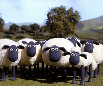 Une scène du film Shaun the Sheep
