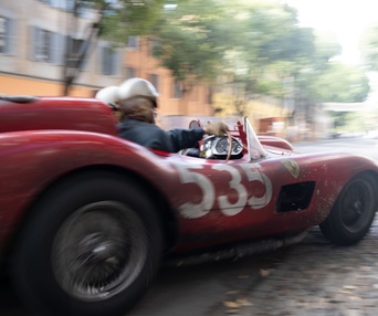 Une scène du film Ferrari