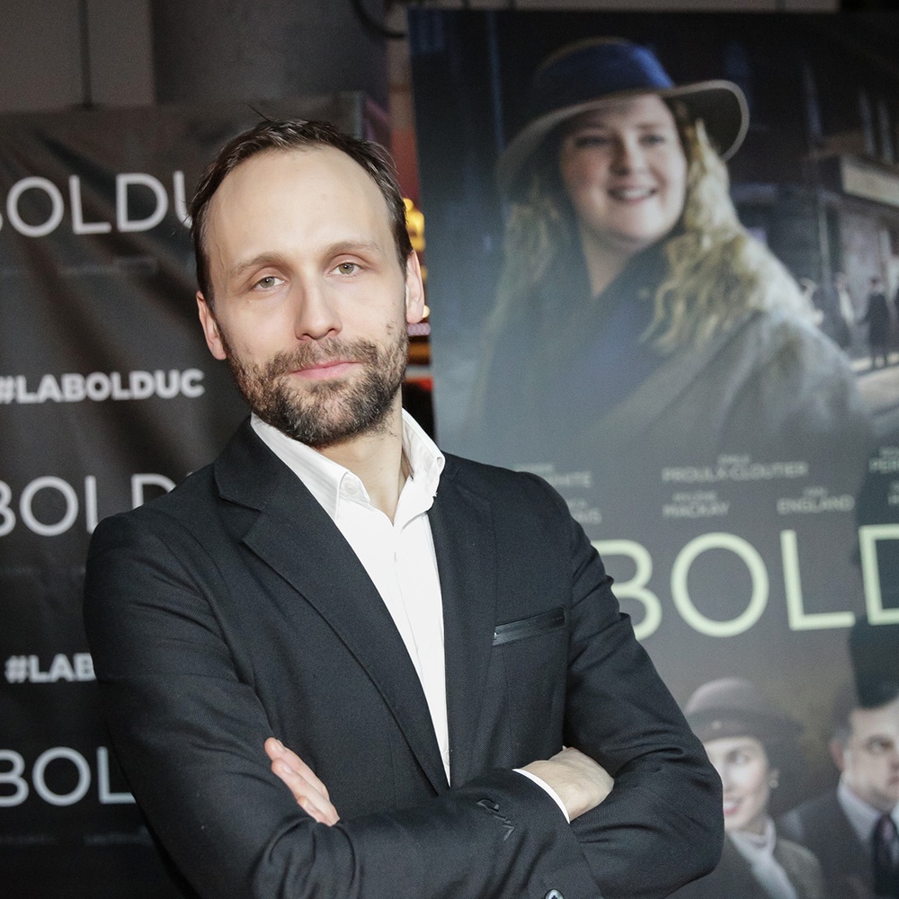 Sur le tapis rouge du film Le Bolduc