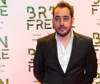 Sur le tapis rouge du film Brain Freeze