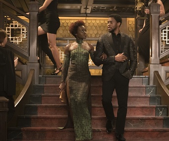Une scène du film Black Panther