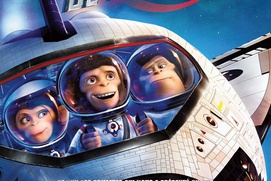 Affiche du film Chimpanzés de l'espace Affiche du film Chimpanzés de l'espace