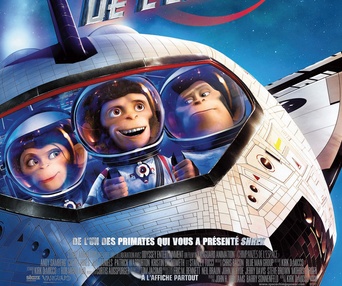 Affiche du film Chimpanzés de l'espace