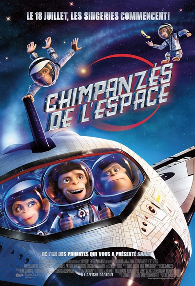 Affiche du film Chimpanzés de l'espace