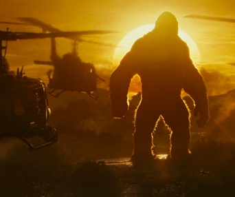 Une scène du film Kong : Skull Island