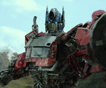 Une scène du film Transformers: Rise of the Beasts