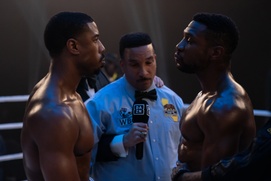 Une scène du film Creed III Une scène du film Creed III