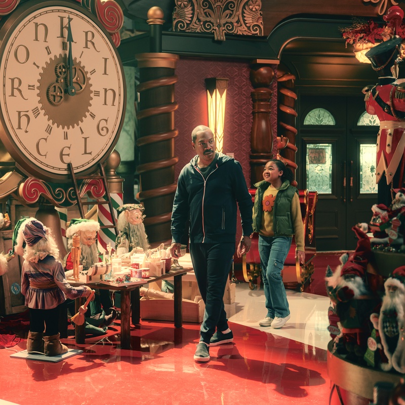 Une scène du film Candy Cane Lane