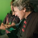 George Miller sur le plateau de Happy Feet