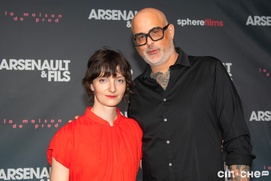 Sur le tapis rouge du film Arsenault & Fils