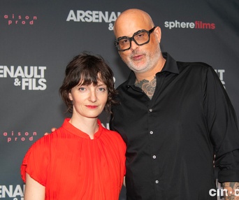 Sur le tapis rouge du film Arsenault & Fils