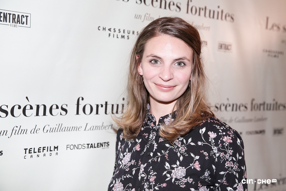 Sur le tapis rouge du film Les scènes fortuites